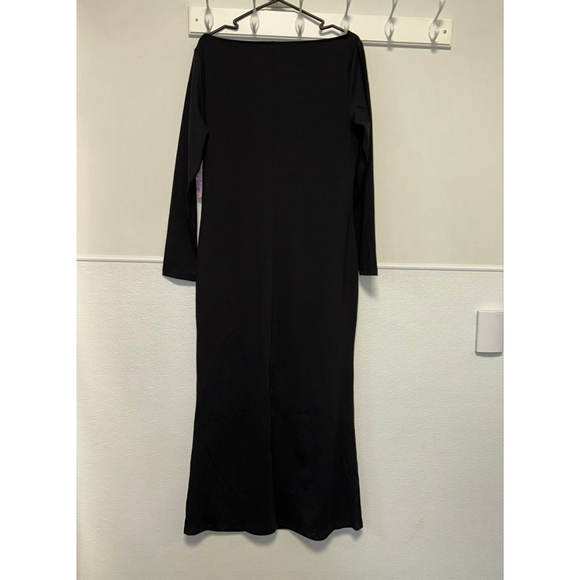 Women's Wild Fable Long Sleeve Dress Black Size XXL Plus NEW NWT Maxi - Picture 7 of 14